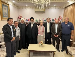 لقاء ممثل الولي الفقيه في شوون الحج و الزيارة مع رئيس المركز الإسلامي التايلندي