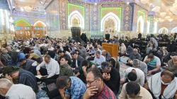 برگزاری مراسم پرشور دعای کمیل در خیمه گاه حسینی+فیلم